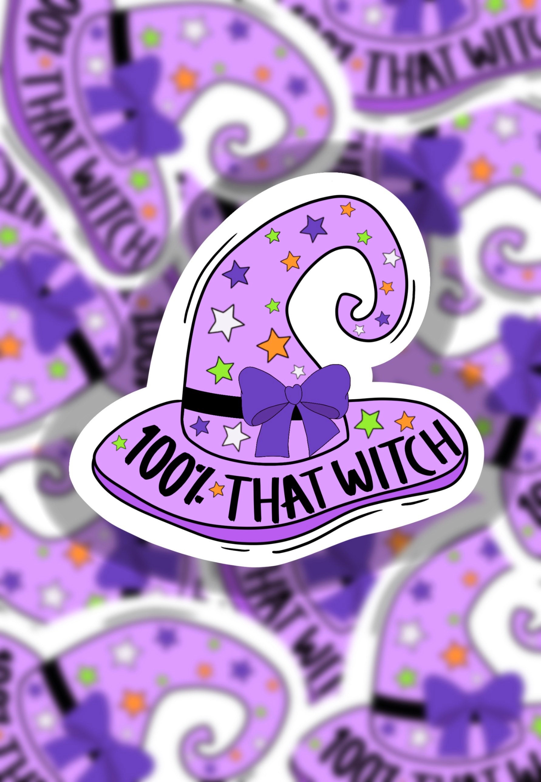 Witch Stickers Witchy Stickers Halloween Stickers Spooky Etsy UK