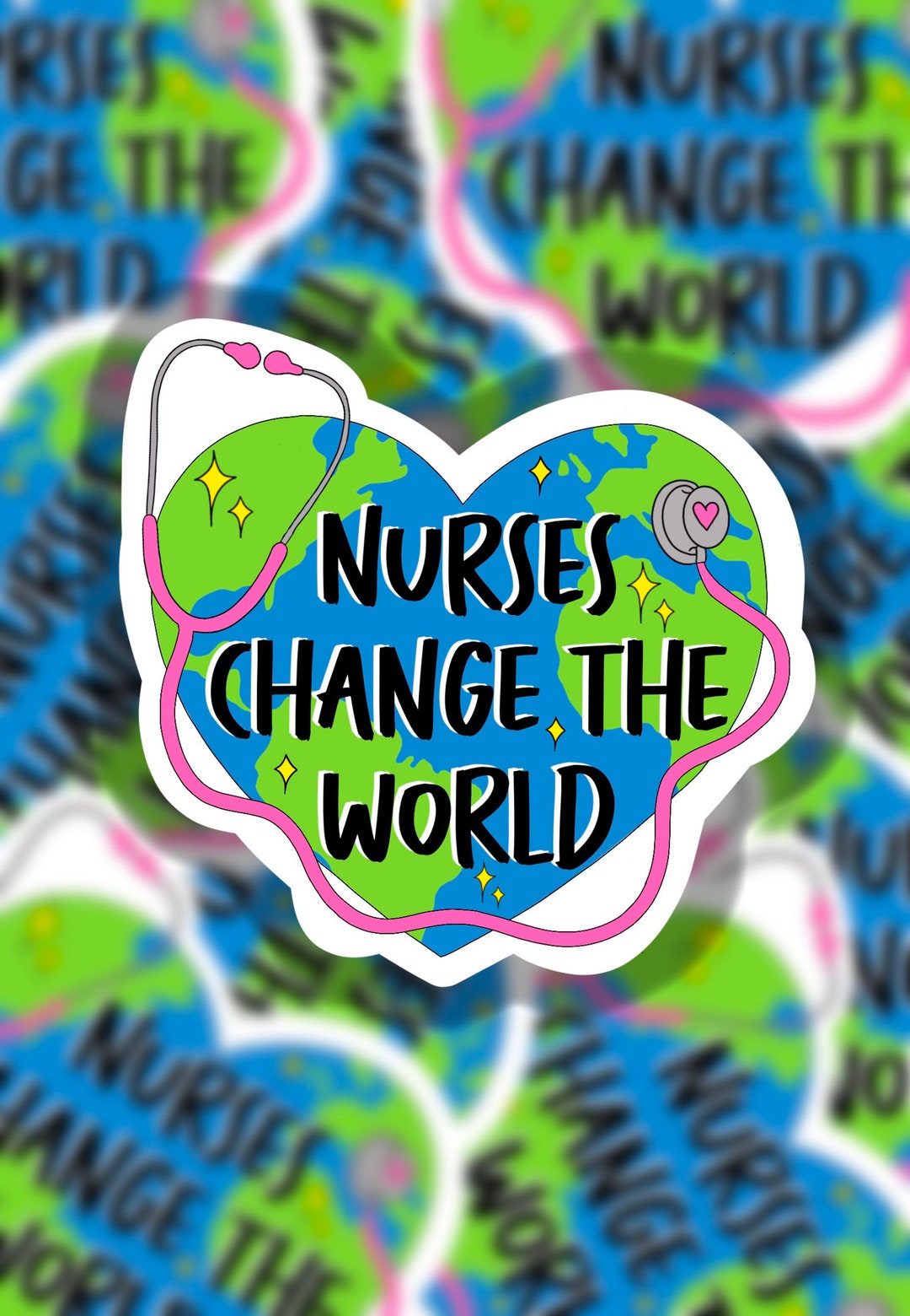 Nurse Stickers Medical Stickers Laptop Stickers Vibrant Etsy