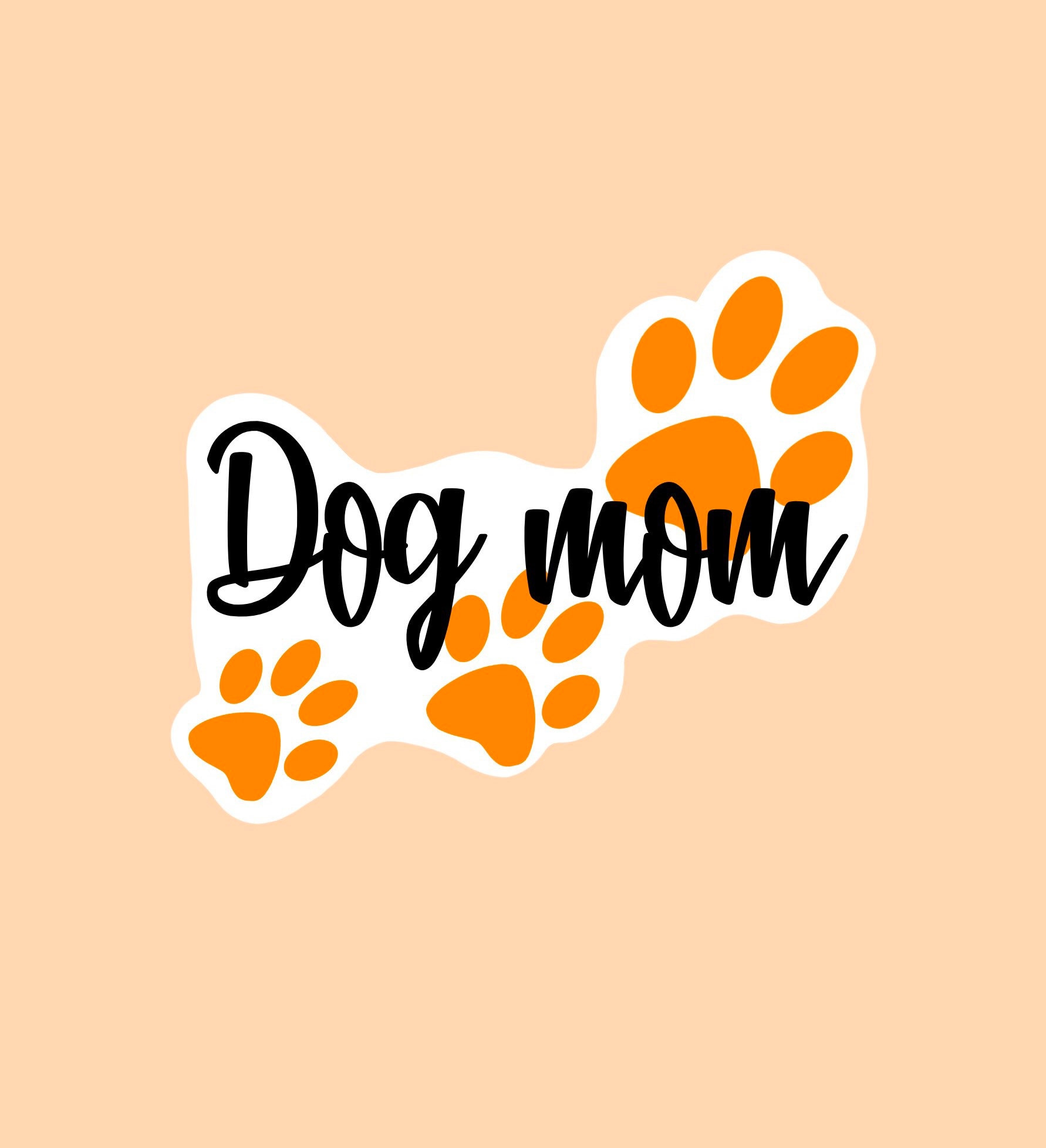 Dog mom sticker dog mom dog stickers dog dad stickers | Etsy