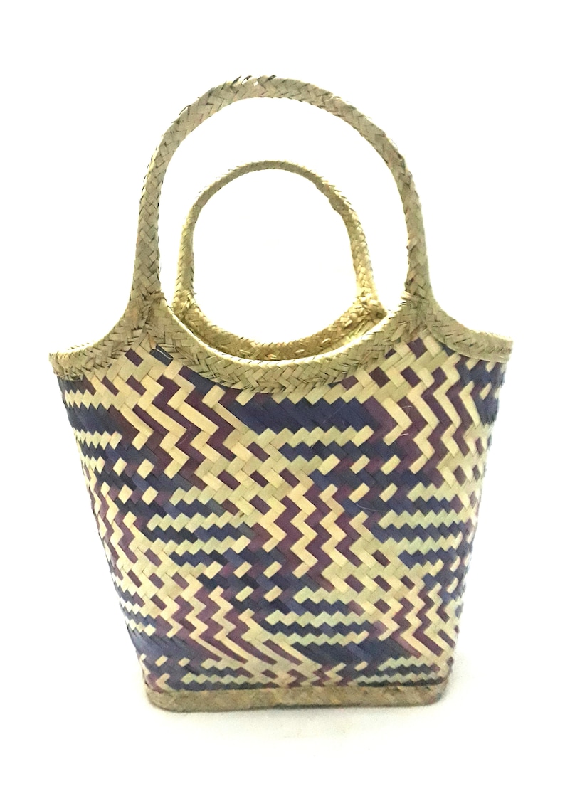Weaved Natural Fiber African Basket Tanzania Gift Day Hamper Basket for- food,picnic,baby stuff,cloth fashion show! HandmadeHandwoven