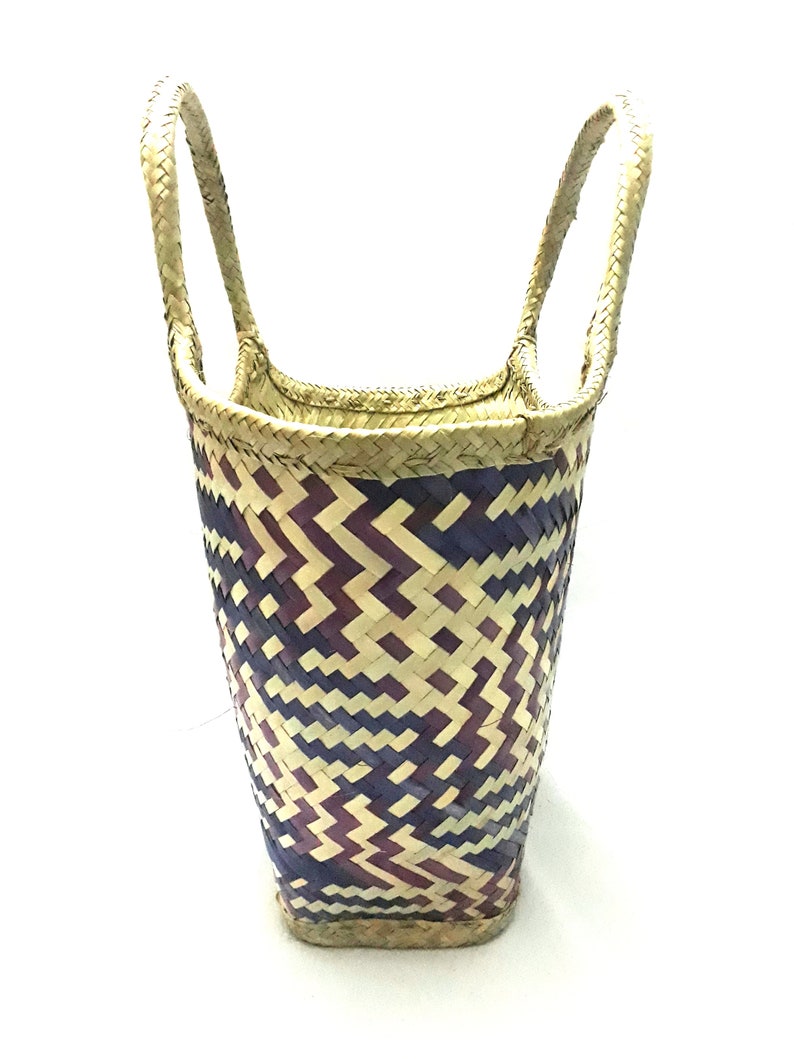 Weaved Natural Fiber African Basket Tanzania Gift Day Hamper Basket for- food,picnic,baby stuff,cloth fashion show! HandmadeHandwoven