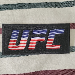 UFC embroidered Iron on patch (American Flag version)