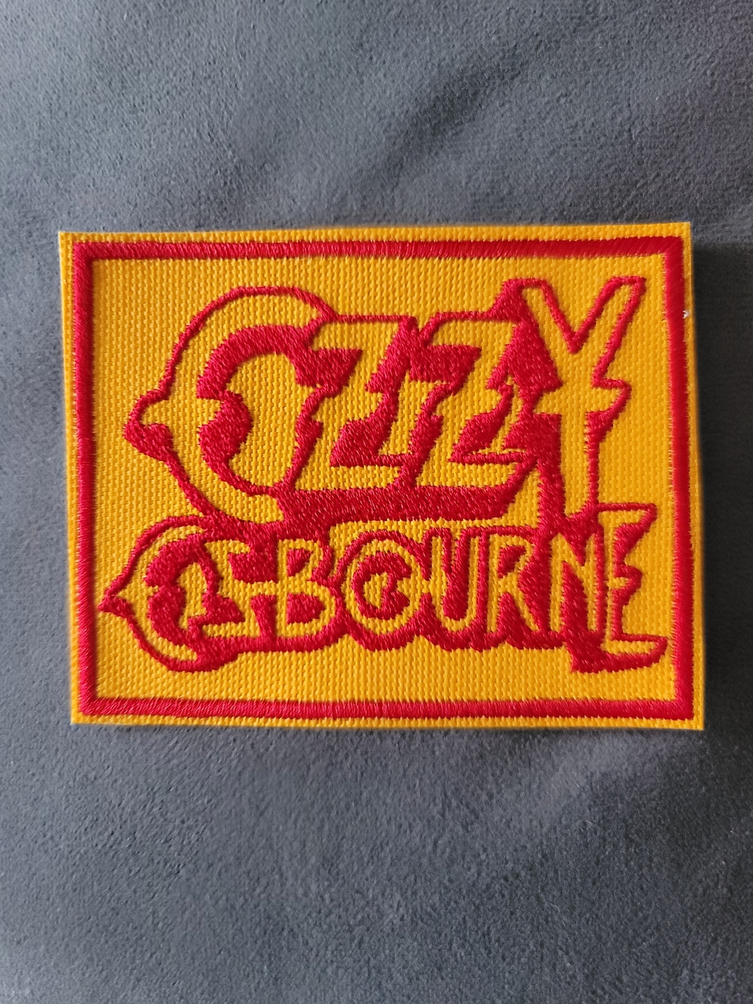 ozzy osbourne logo patch