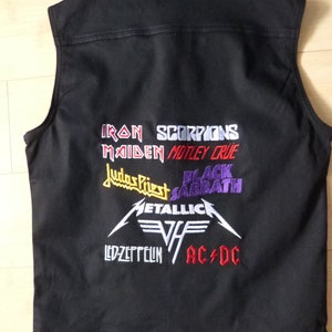 BLACK FLAME / メタリカ×アイアンメイデンデニムトラッカージャケット/3/コットン/IDG/217108003 Iron maiden jean jacket - Etsy 日本