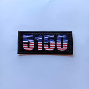 Eddie Van Halen tribute embroidered Iron on patch - 5150 EVH