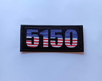 Toppa ricamata in omaggio a Eddie Van Halen - 5150 EVH