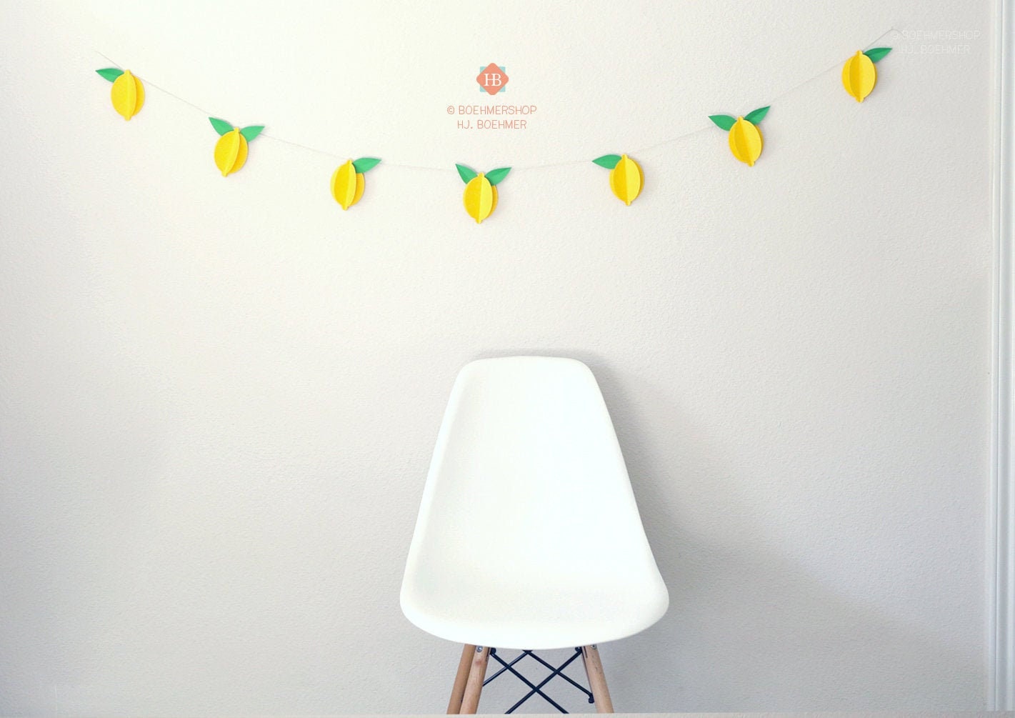 Lemon Garland / Lemon Banner / Lemonade Stand Garland / - Etsy