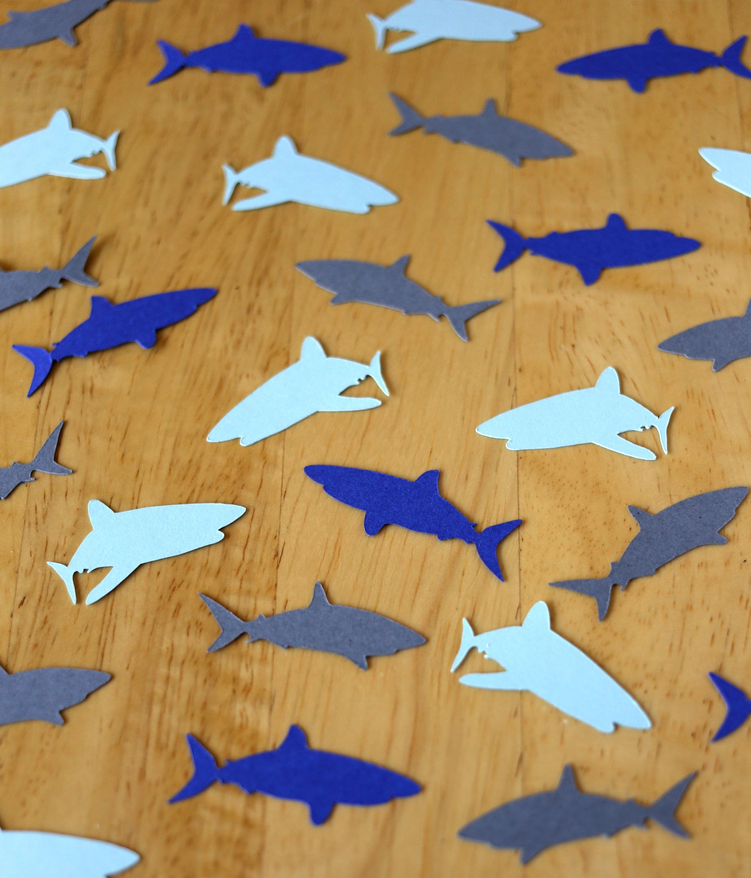 Blue Shark Confetti Baby Shark Confetti Ocean Confetti