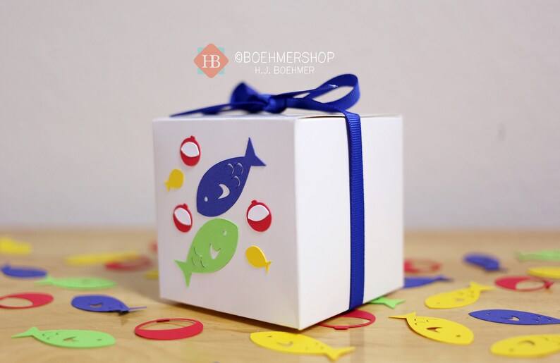 Fish Theme Raffle Box Fishing Favor Boxes, “the Big One” Party Treat Boxes - Etsy