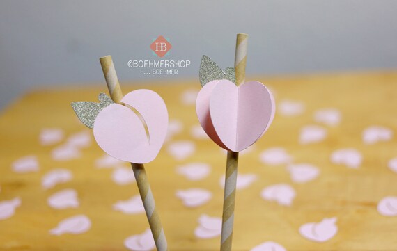 Peachy Straw Toppers Peachy Straw Toppers