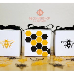 Bee Favor Box / Honeycomb Favor Box / Bumble Bee Favor Box / Honey Favor Box / Bee Gift / Honeycomb Gift / Honey Gift