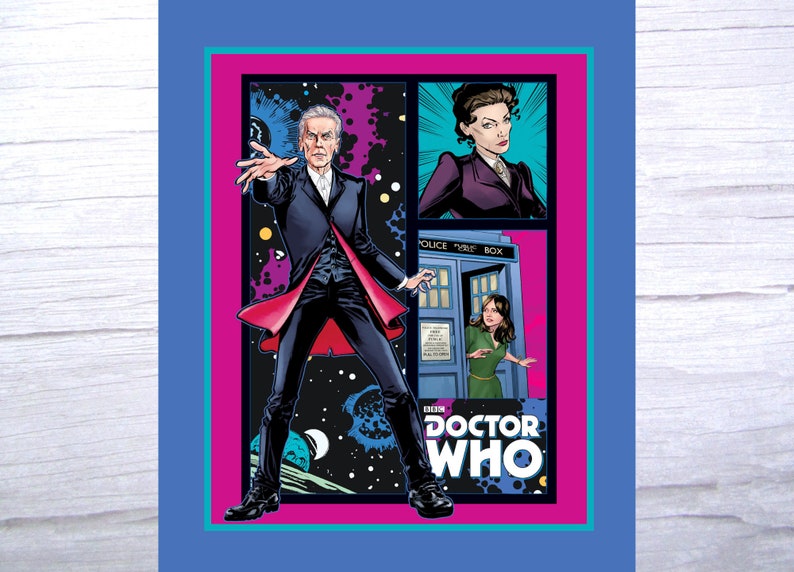 BBC Doctor Who Telephone Box Quilt Panel by Springs Creative - Etsy