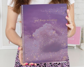 2024-25 Soft Cover Planner, 8.5” x 11”, Good Things are Coming - Academic Year July 2024 - July 2025 by bloom daily planners