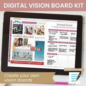 Digital Vision Board Kit - GOODNOTES ONLY from bloom planners