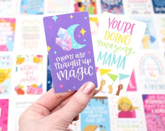 Mom-pliment Card Deck, Encouragement Cards for Moms
