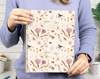 2024-25 Soft Cover Planner, 8.5” x 11”, Butterfly Garden- Academic Year July 2024 - July 2025 by bloom daily planners