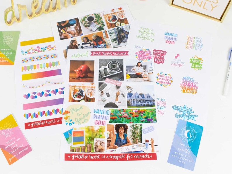 Digital Vision Board Kit - GOODNOTES ONLY From Bloom Planners - Etsy