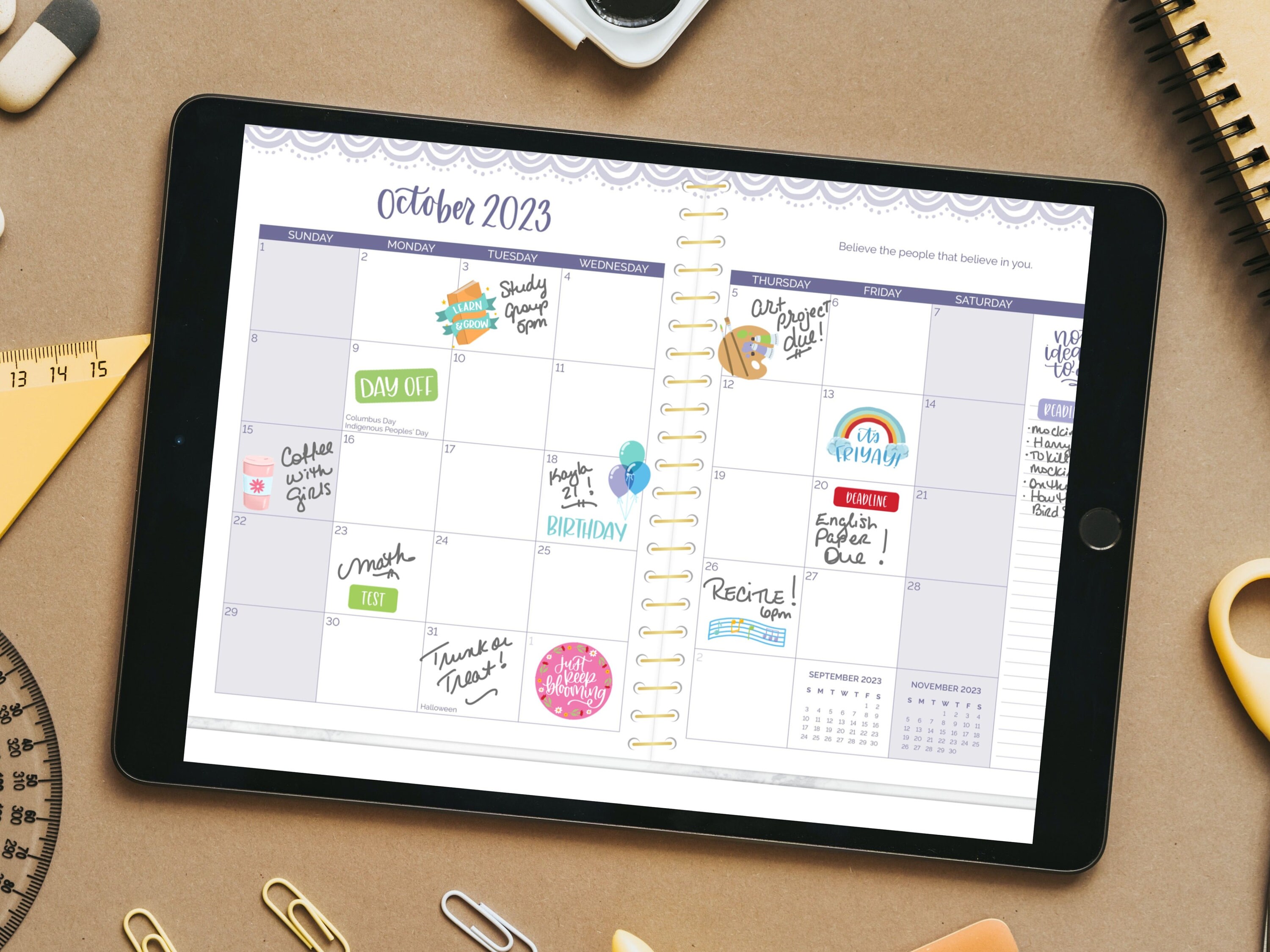 Digital Stickers, Digital Planner Stickers, Goodnotes Stickers, Unique ...