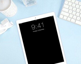 iPad Mockup - 4 Images, Stock Photography, Stock Photo, Office Mockup, Screen Tablet Mockup, Bouquet, Mobile Mockup by bloom daily planners