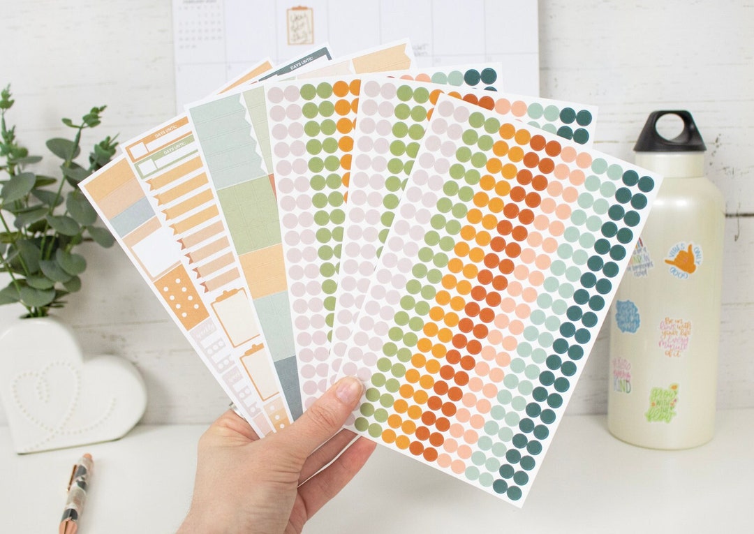 Planner Stickers, Color Coding, Sweater Weather - Etsy