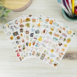 Planner Stickers, Seasonal Bucket Lists