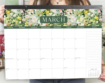 2027 Desk & Wall Calendar, 16" x 21" | Large and Colorful Calendar | Seasonal