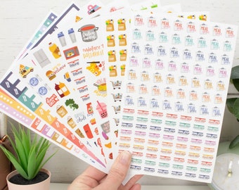 Planner Sticker Sheets, Meal Planning