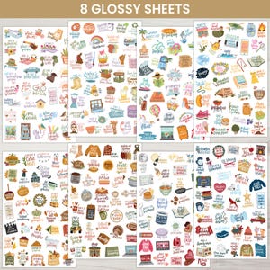 Planner Stickers, Seasonal Bucket Lists