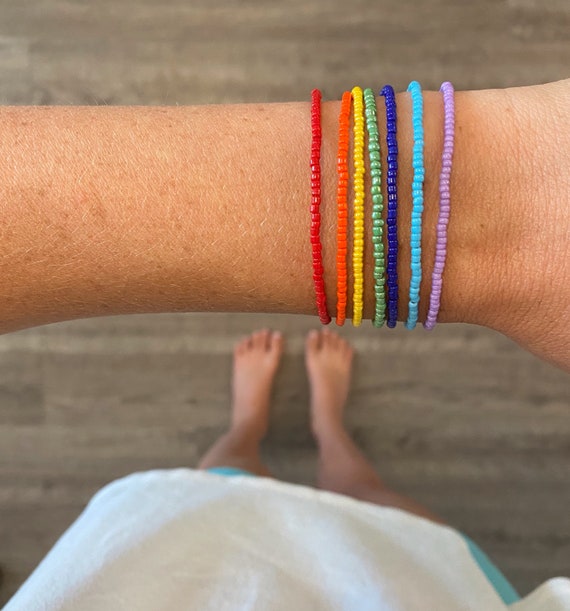 Two Color Braided Beach Bracelets | Braided friendship bracelets,  Friendship bracelet patterns, Bracelet patterns