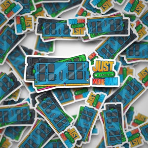 Download More RAM, Fun Stickers, Laptop Vinyl Stickers, iPad Stickers, iPhone Sticker, Phone Stickers, Gifts for Nerds