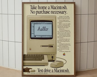 IMac「YUM」ポスター復刻版：Macの5つのフレーバーをフィーチャーした