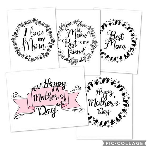 Bundle Happy Mother S Day Best Mom Best Friend I Love Etsy