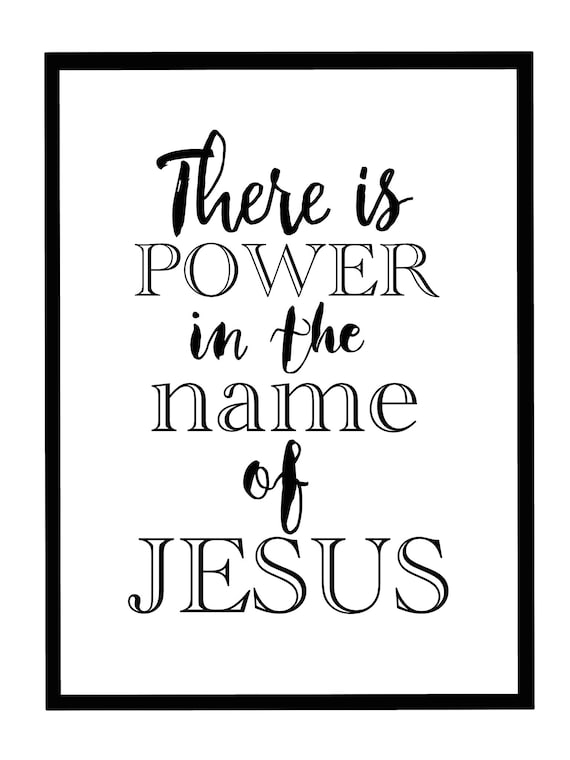 Download Free There Is Power In The Name Of Jesus Svg Png Jpeg Pdf Cut Etsy SVG Cut Files