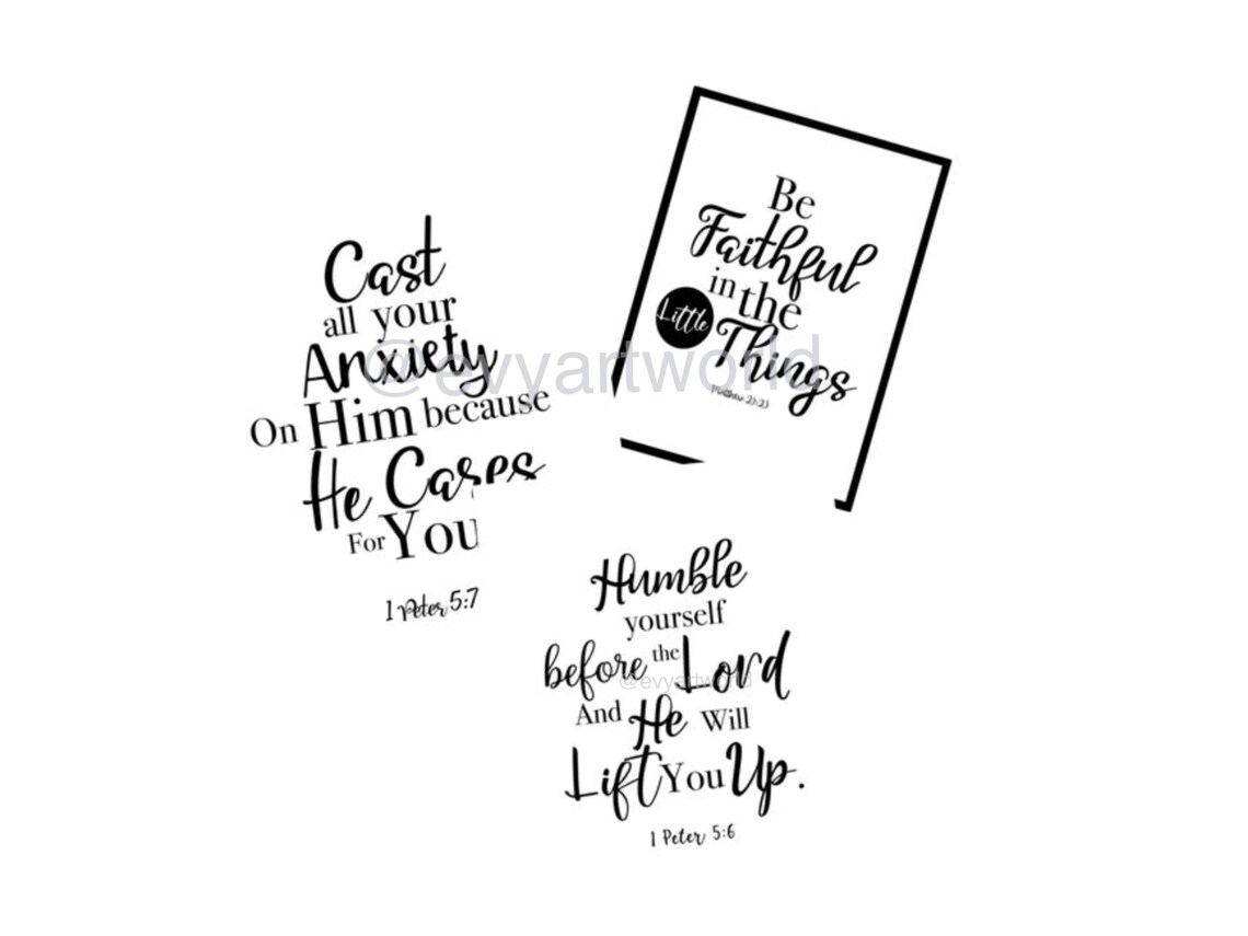 Be Faithful in the Little Things , Bible Verse, Scripture, SVG, Png, Pdf, Jpeg, Cut File, Cricut