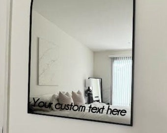 Calcomanía de espejo personalizada / calcomanía personalizada / pegatina de espejo / autoafirmación / arte de pared de decoración / motivación de espejo / calcomanía de espejo / Barco / decoración