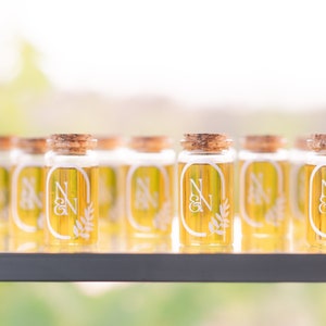Recuerdos de boda con aceite de oliva/Recuerdos de boda personalizados/Botellas de aceite de oliva vacías/Botellas vacías de 50 ml para boda/Paquete de 20/1,69 oz/Recuerdos únicos