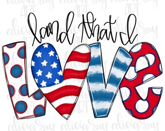 Download Land That I Love Svg Etsy
