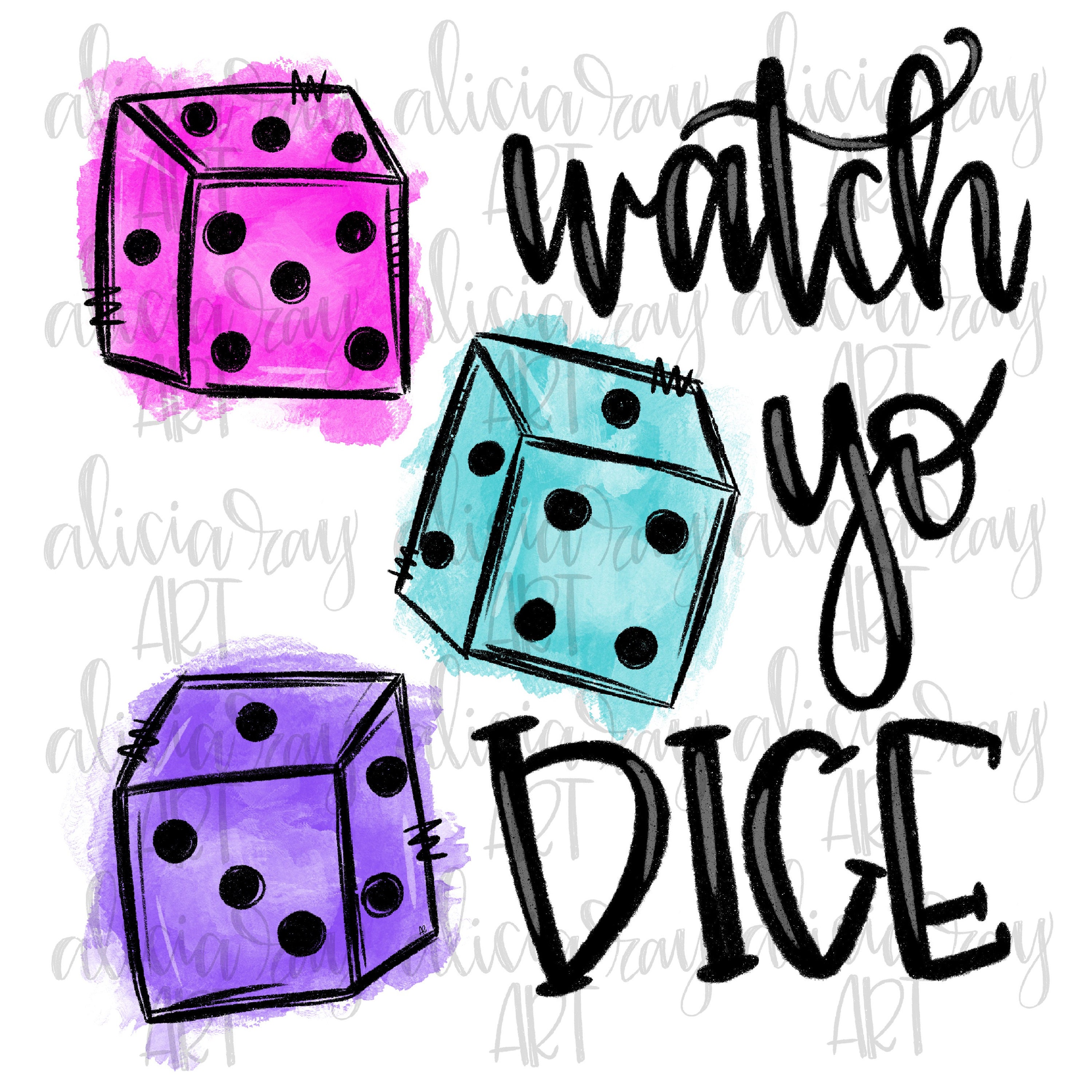 Bunco Invitations Clipart