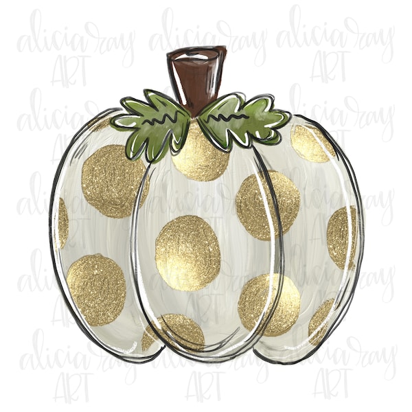 Pumpkin Sublimation PNG Design | Hand Drawn | Painted pumpkin | Digital Download | Gold pumpkin | Hand painted | Thankful | Towel Design