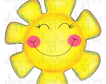 Sunshine Sublimation Design | PNG Digital Download | Printable Art | Digital Art | Summer Design | Cute sun