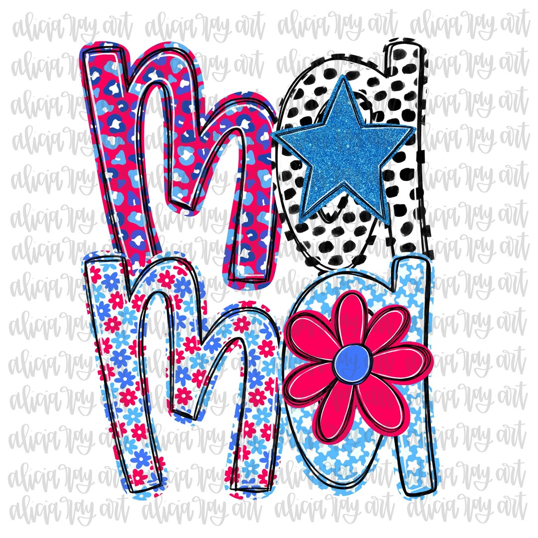 Mama Patriotic PNG File | Sublimation Design | American Flag | July ...