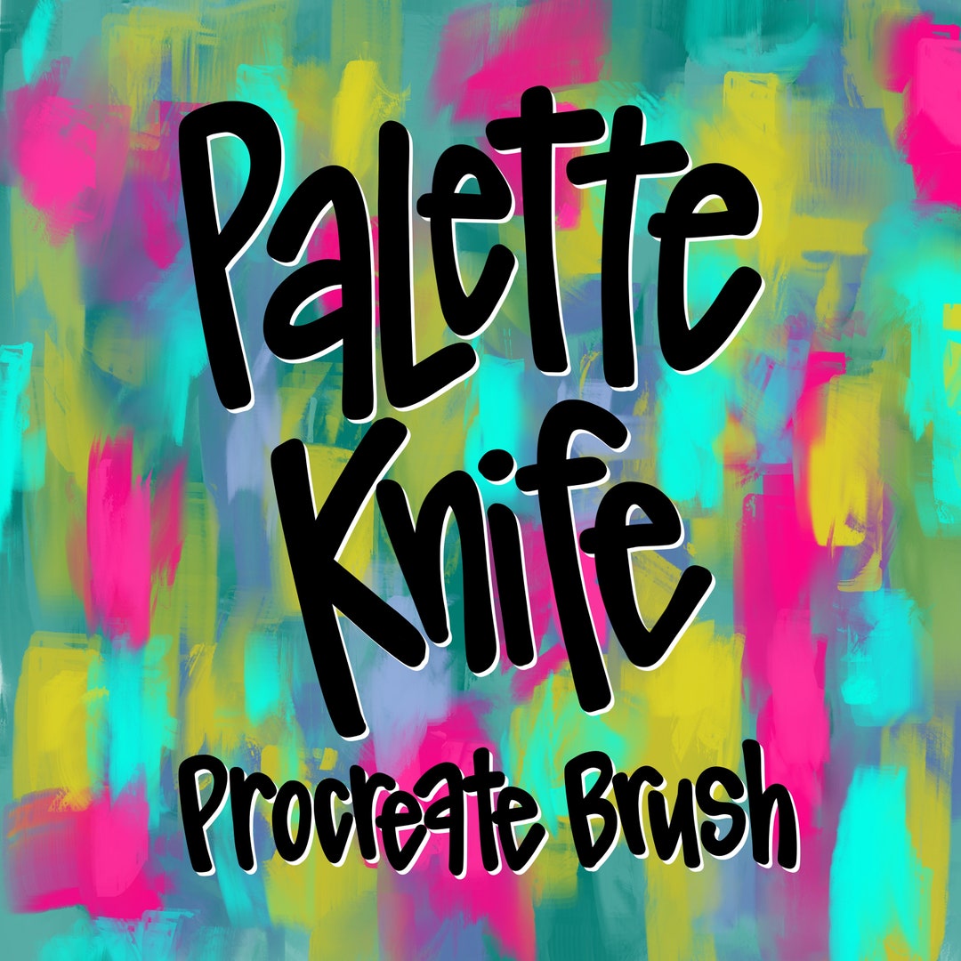 Palette Knife Procreate Paint Brush Texture Paint Brush for Procreate