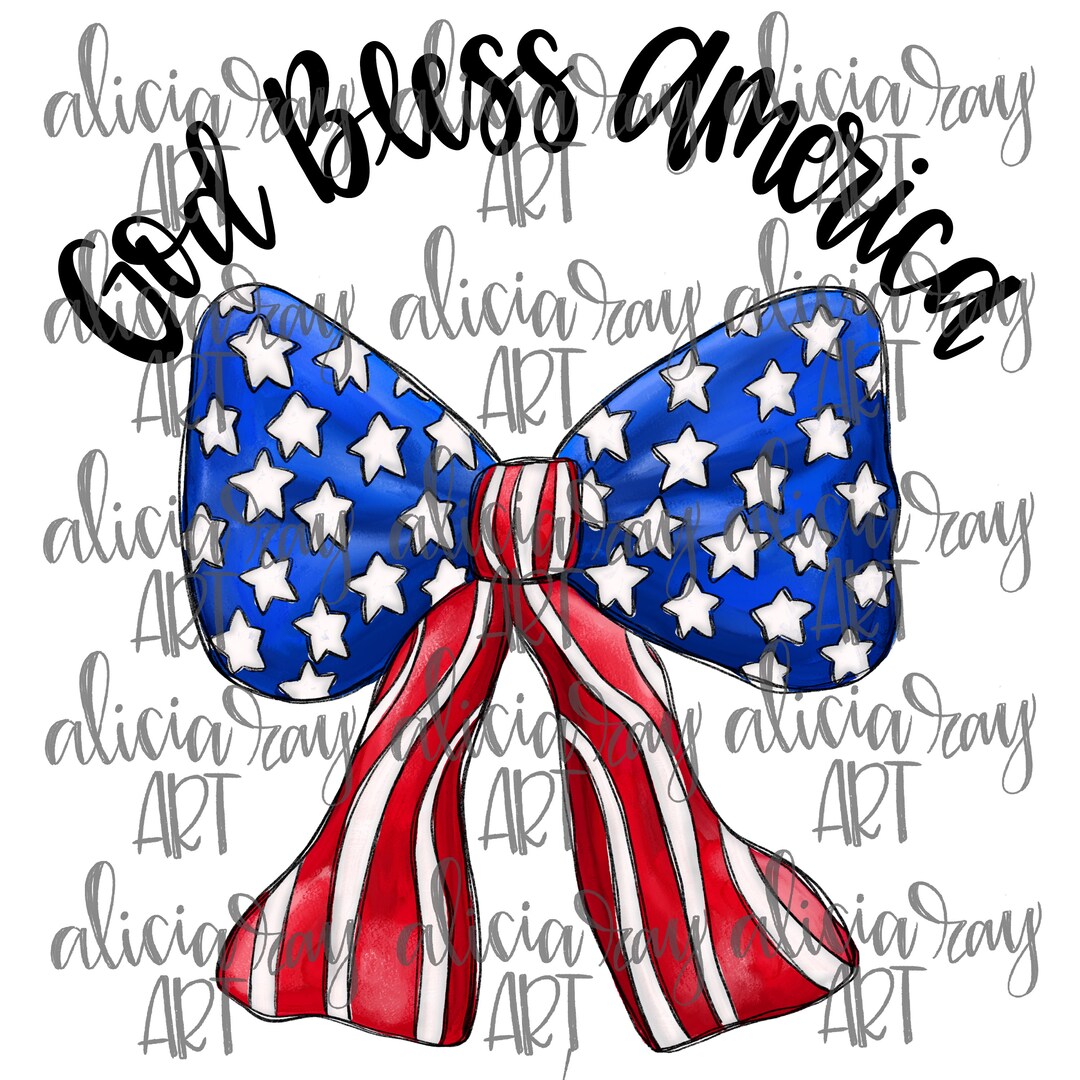 Patriotic Coquette Bow PNG File | Sublimation Design | American Flag ...