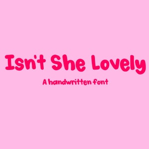 Cute handwritten font | procreate font | cricut font | silhouette font | cute fonts | quirky whimsical