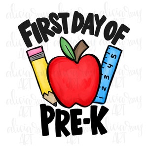 School Pencil Sublimation PNG | Teacher | pencil | Hand Drawn Digital Download | Printable Artwork | Back to school | Teacher | first day