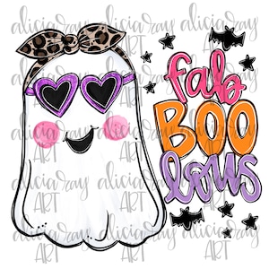 Halloween PNG Digital Download | Hand Drawn Sublimation File | Printable Art | Whimsical | happy Halloween | fall | spooky | boo | ghost