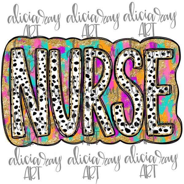 Nurse PNG Design | Healthcare Art | Hand Drawn Digital Download | Printable Artwork | Digital Art | Sublimation Design | DTF Design