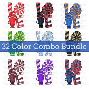 Cheer Bundle Sublimation Design | Cheer Mom | Hand Drawn | Sublimation PNG | Digital Download | Printable Art | team color bundle