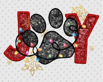 Joy Faux Sequins Png