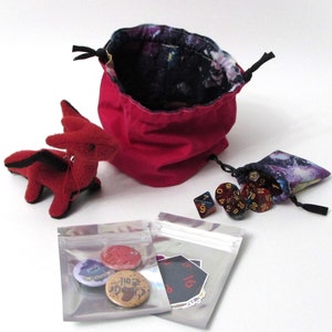 Bolsa de dados misteriosa de TTRPG